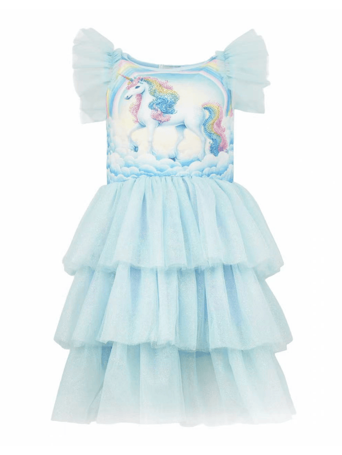 Lola + The Boys Dress Stardust Unicorn Dress