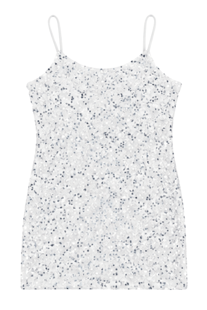 Lola + The Boys Dress 8 / Silver Starlet Dress