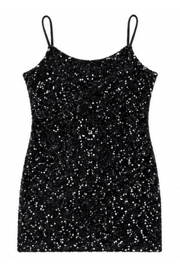 Lola + The Boys Dress 8 / Black Starlet Dress