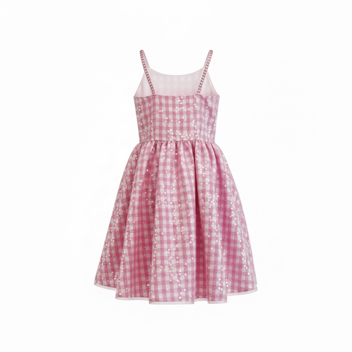 Lola + The Boys Dress Sweet Barbie Sequin Dress
