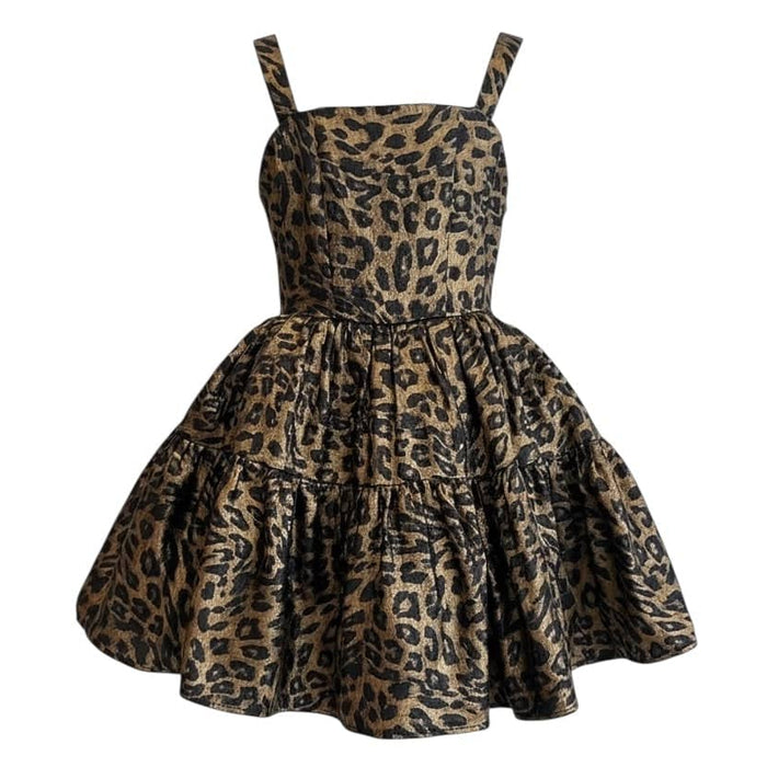 Lola + The Boys Dress Sweet Leopard Dress