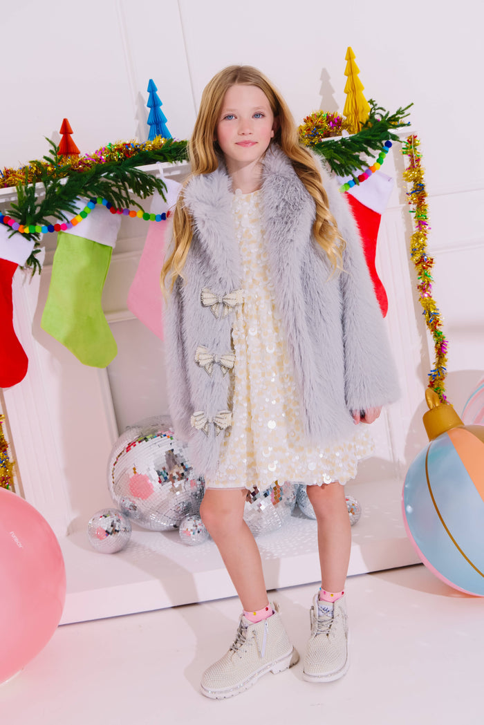 Lola + The Boys Dress Sweet Shimmer Party Dress