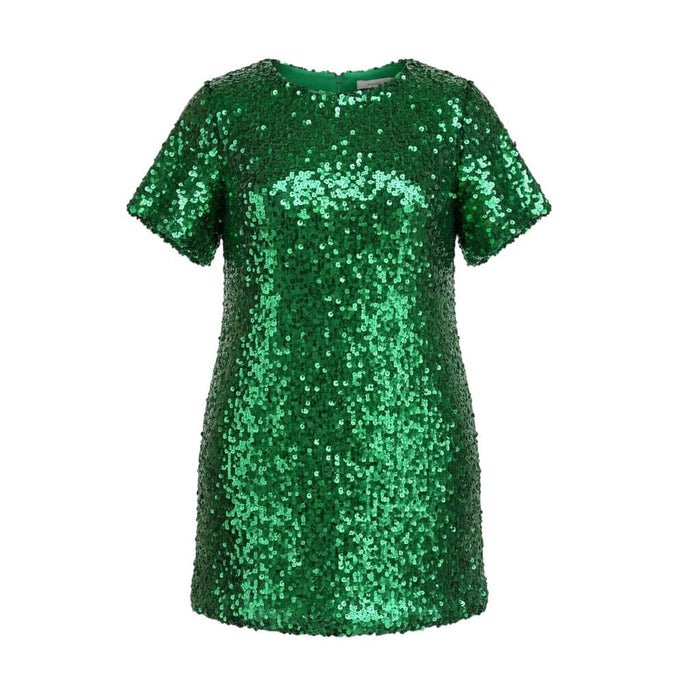 Lola + The Boys 4 Emerald Sparkle Sequin Dress