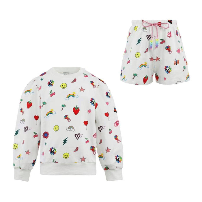 Lola + The Boys Emoji Vibes Short Set