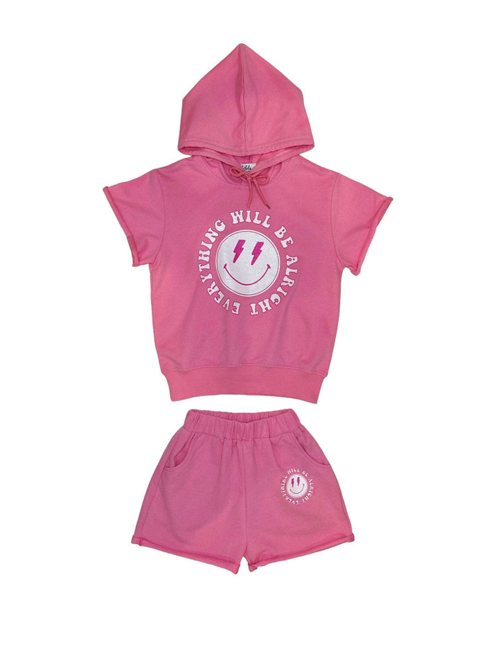 Lola + The Boys Everything Will Be Alright Short Set