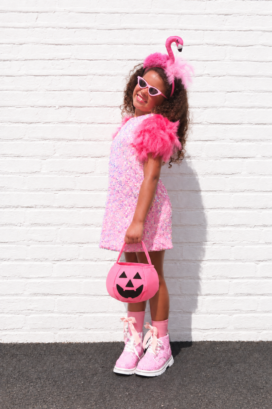 Rose Feather Party Dress