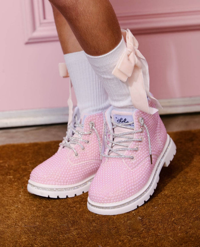 Lola-spring-25 Footwear Bubble Gum Shimmer Boots