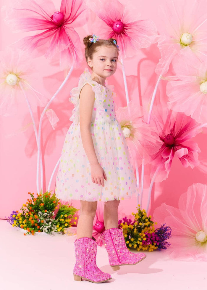 exclude-fall Footwear Crystal Shimmer Cowgirl Boots