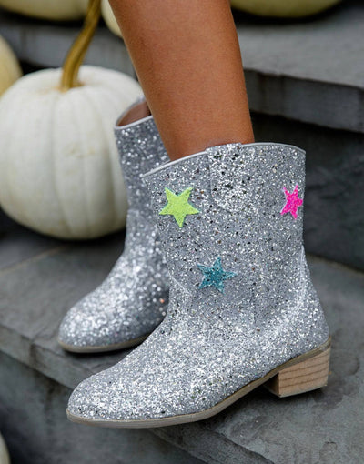 Lola + The Boys Footwear Hologram Star Cowgirl Boots