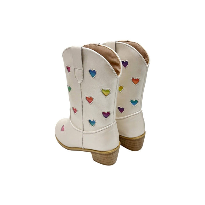 Lola-my-little-pony Footwear Pastel Ombre Hearts Cowgirl Boots