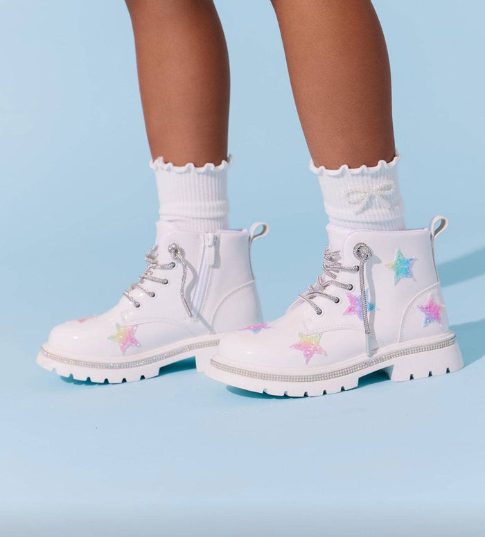 Lola-spring-25 Footwear Rainbow Shimmer Stars Boots