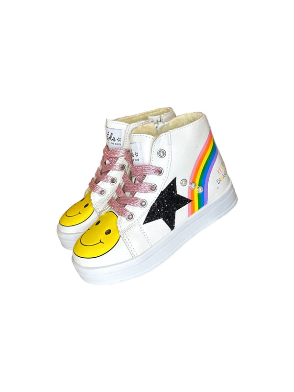 Rainbow Star Glitter Sneaker