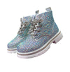 Lola + The Boys Footwear 9.5C (26) Silver Sparkle Boots