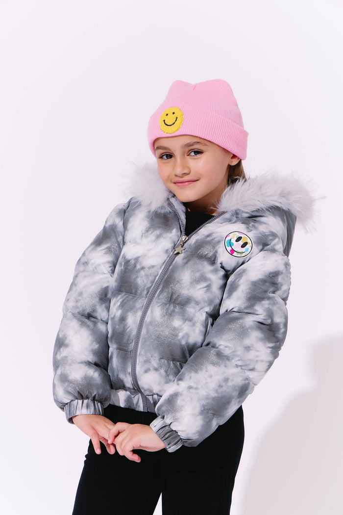 Lola + The Boys Galaxy Emoji Puffer