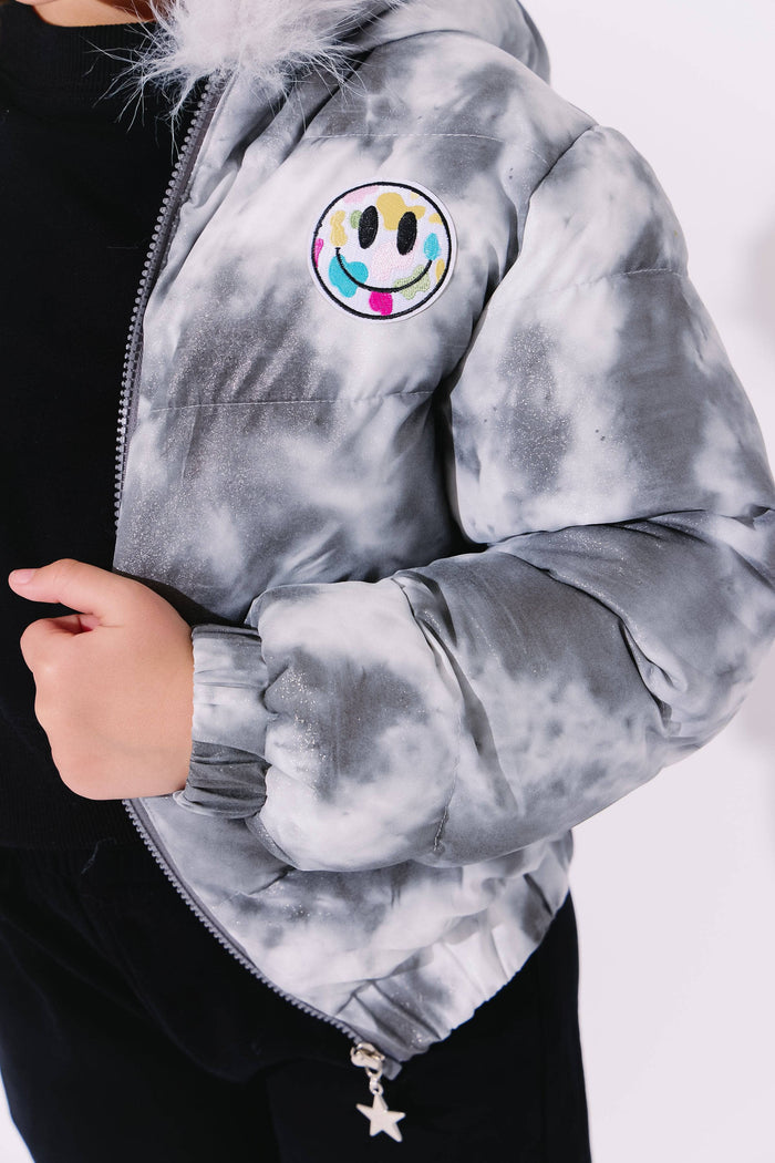 Lola + The Boys Galaxy Emoji Puffer