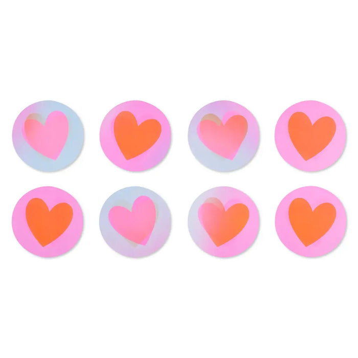 Lola + The Boys Gingham Hearts Foldover Cards