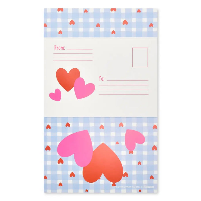 Lola + The Boys Gingham Hearts Foldover Cards