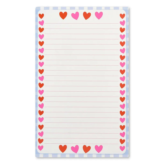 Lola + The Boys Gingham Hearts Foldover Cards
