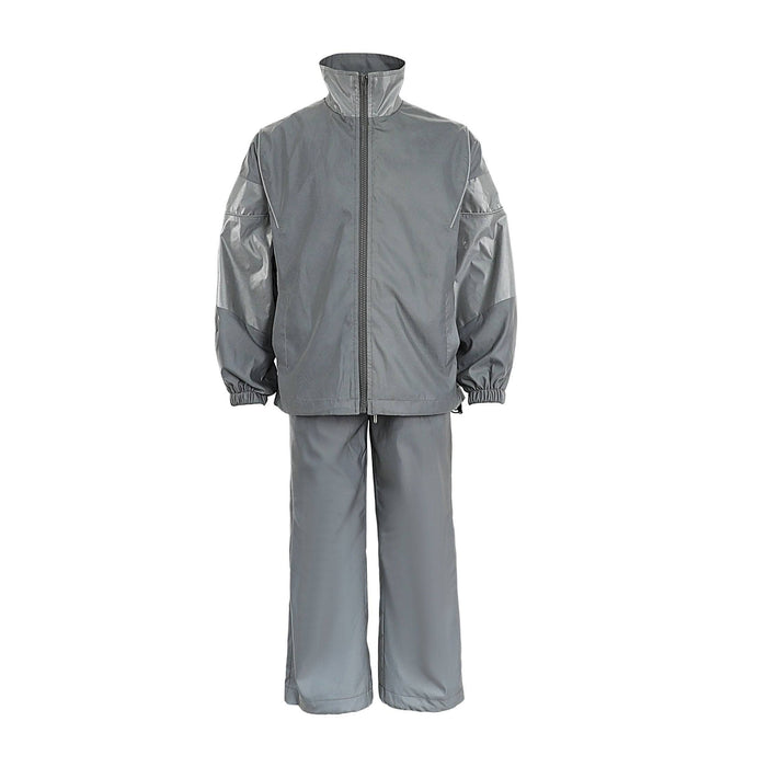 Lola + The Boys Grey Reflective Joggers Set