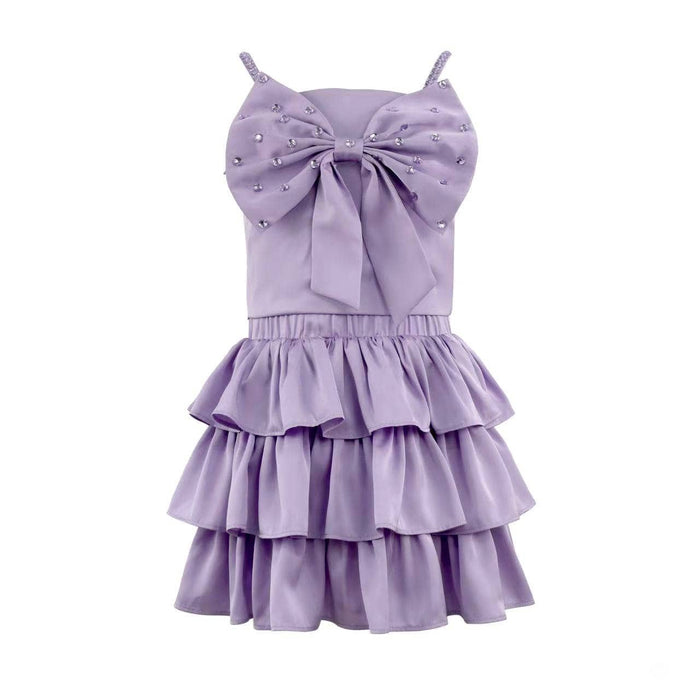 Lola + The Boys Haze Crystal Big Bow Set
