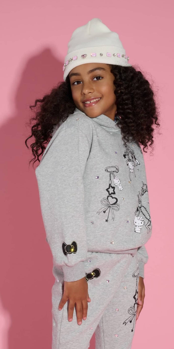 Lola + The Boys Hello Kitty Cozy Charm Hoodie Set