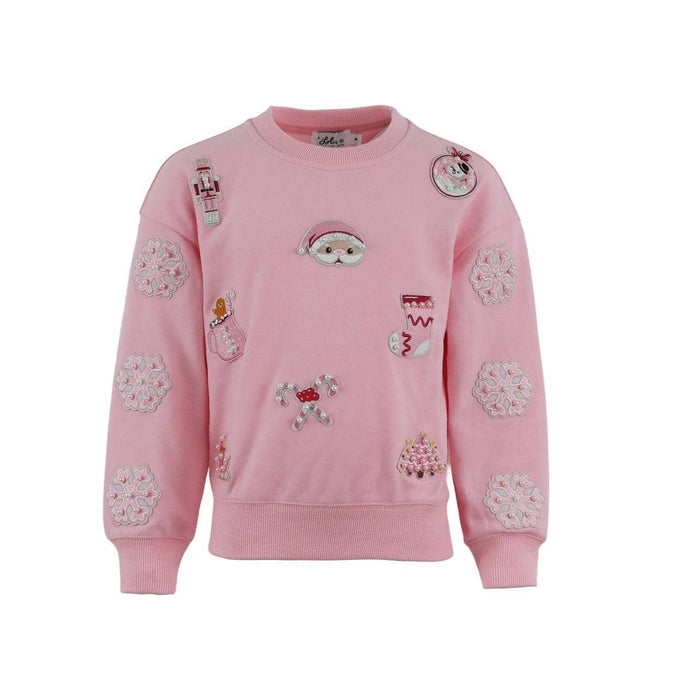 Lola + The Boys Holiday Christmas Sweatshirt