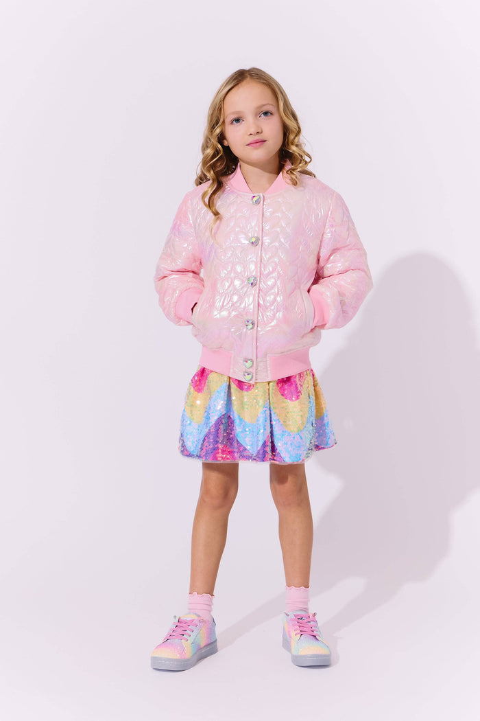 Lola + The Boys I Love You Hologram Jacket