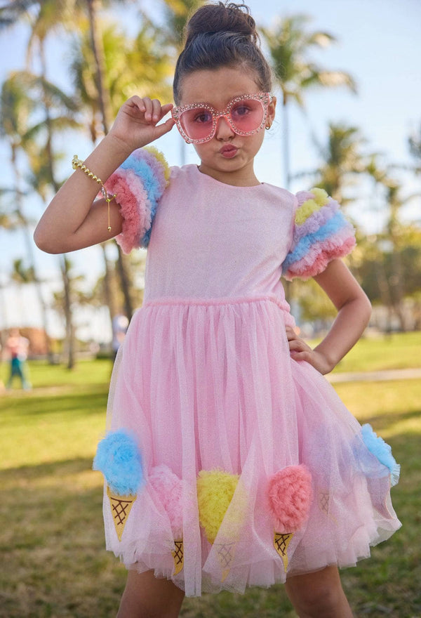 Ice Cream Shimmer Tulle Dress, 10