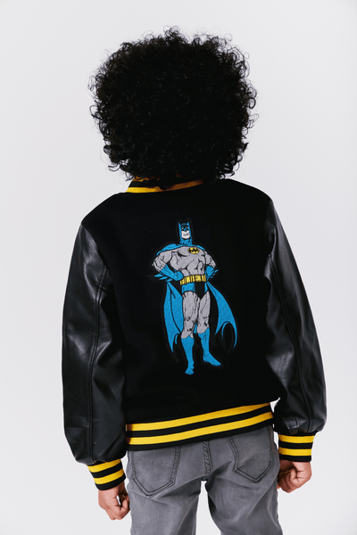 Lola + The Boys Jacket Batman™ Leather Bomber