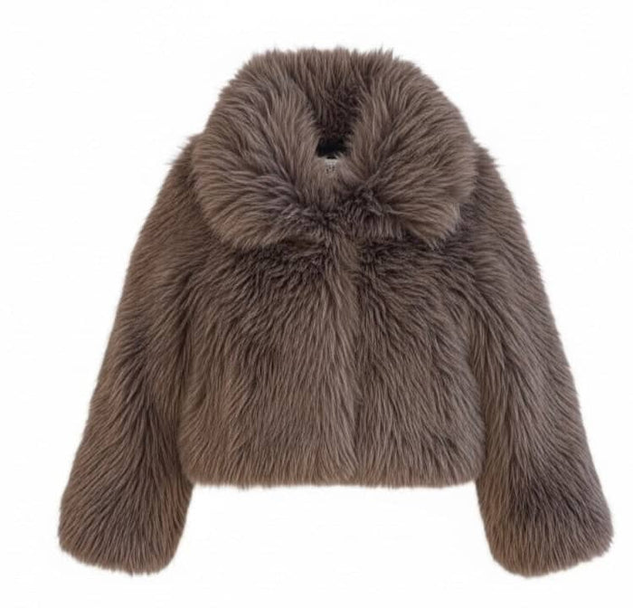 Lola + The Boys Jacket Cozy Coco Faux Fur Jacket
