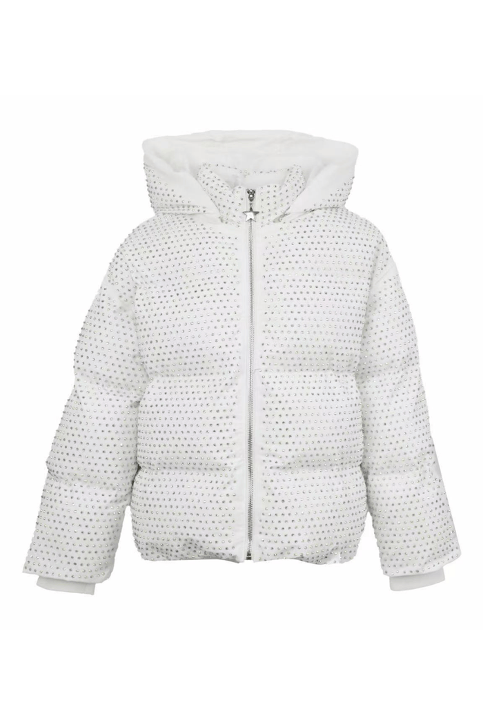 Lola + The Boys Jacket Crystal Cloud Puffer