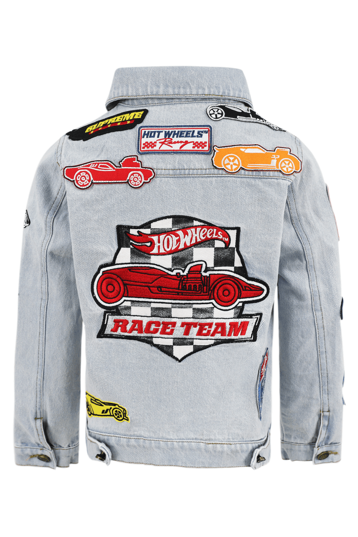 Lola + The Boys Jacket Hot Wheels™ Denim Patch Jacket