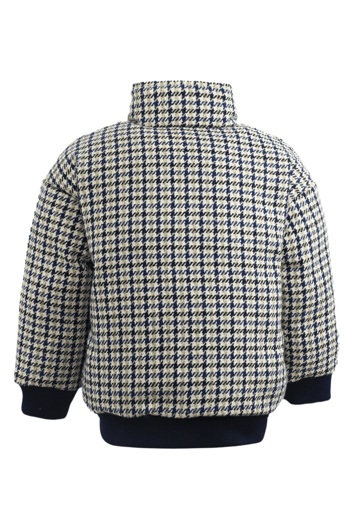 Lola + The Boys Jacket Houndstooth Tweed Jacket