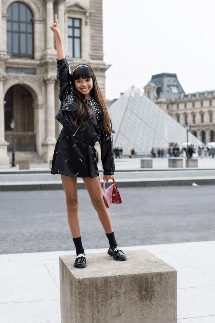 Lola + The Boys Jacket Rockstar Studded Vegan Leather