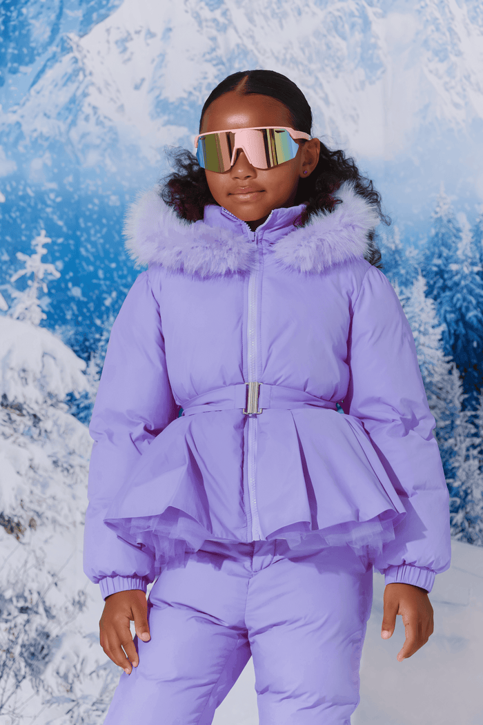 Lola + The Boys Jacket 2 Violet Princess Snow Set