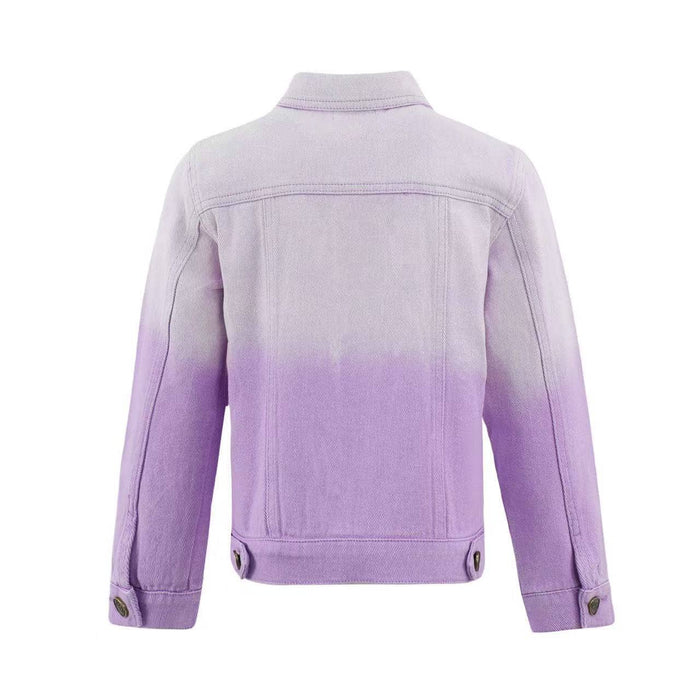 Lola + The Boys Lavender Haze Gem Denim Jacket