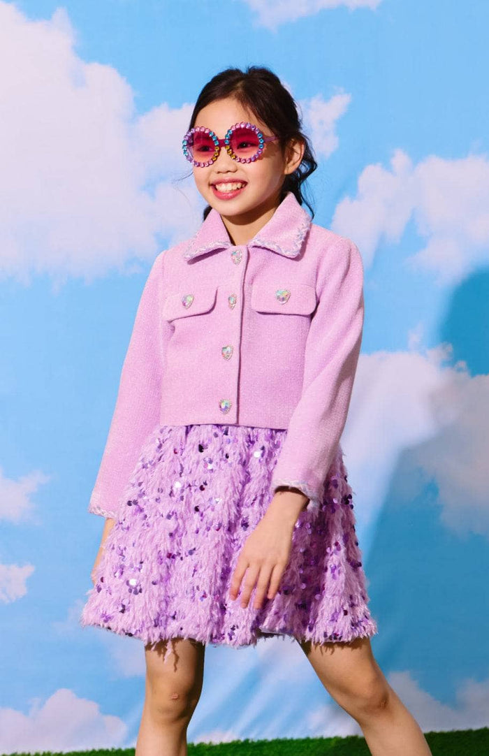 lola-new-arrival Lavender Haze Hearts Jacket