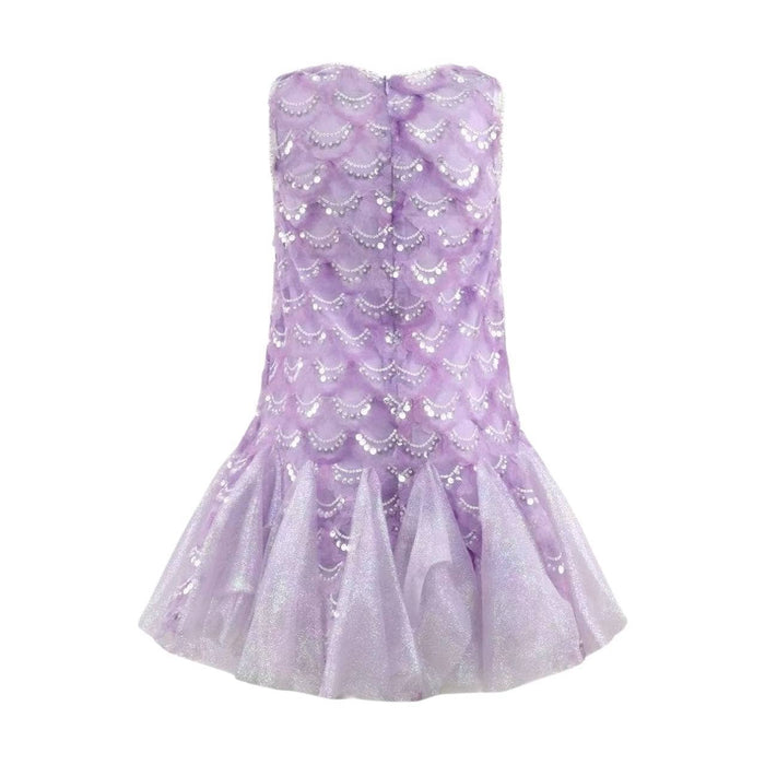 lola-new-arrival Lavender Mermaid Magic Tutu Dress