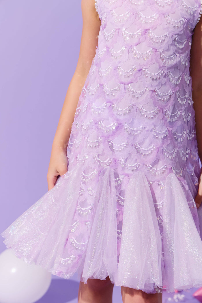 lola-new-arrival Lavender Mermaid Magic Tutu Dress