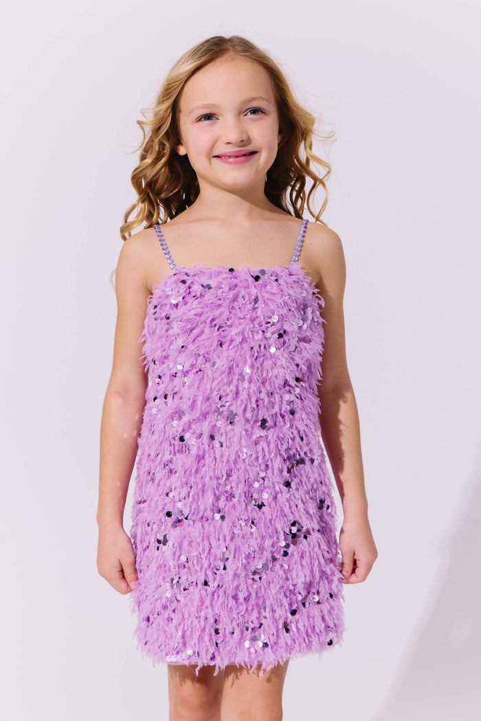 Lola + The Boys Lavender Sequin Set