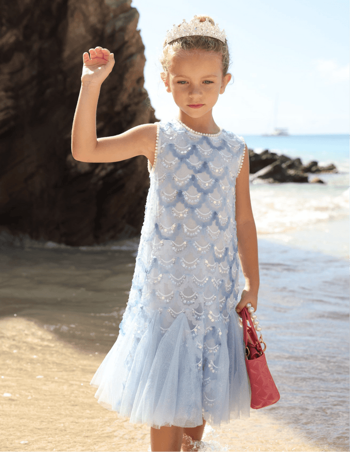 Lola + The Boys Mermaid Magic Tutu Dress