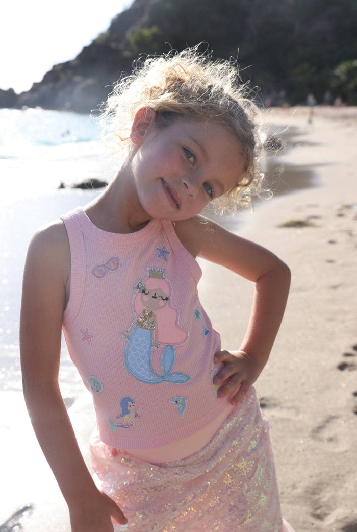Lola + The Boys Mermaid Patch Tank