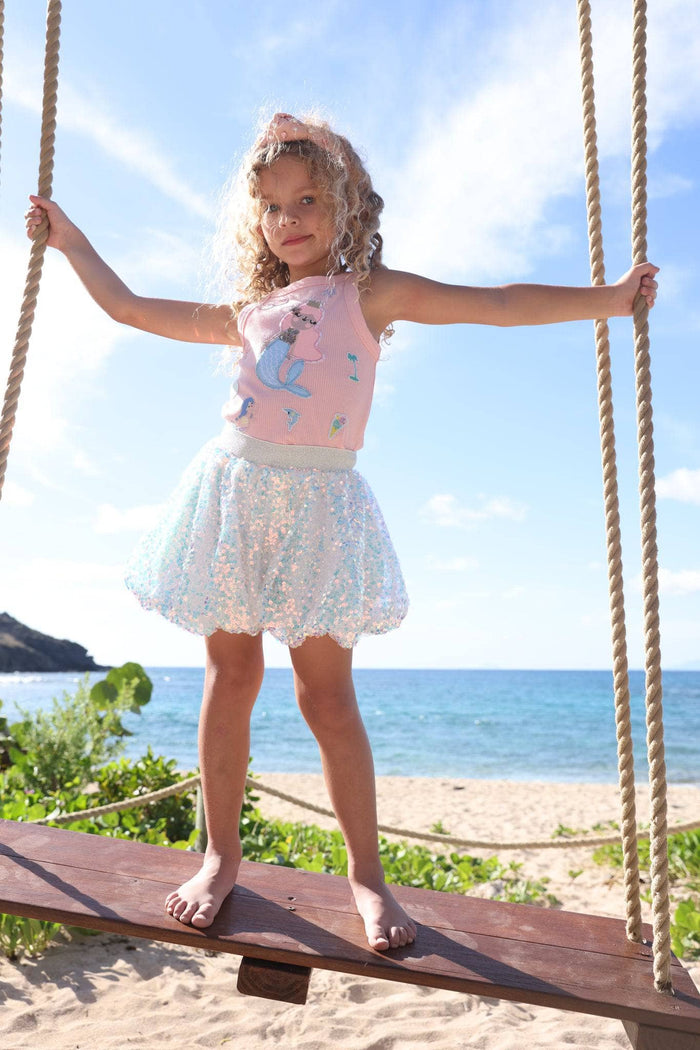 Lola + The Boys Mermaid Patch Tank