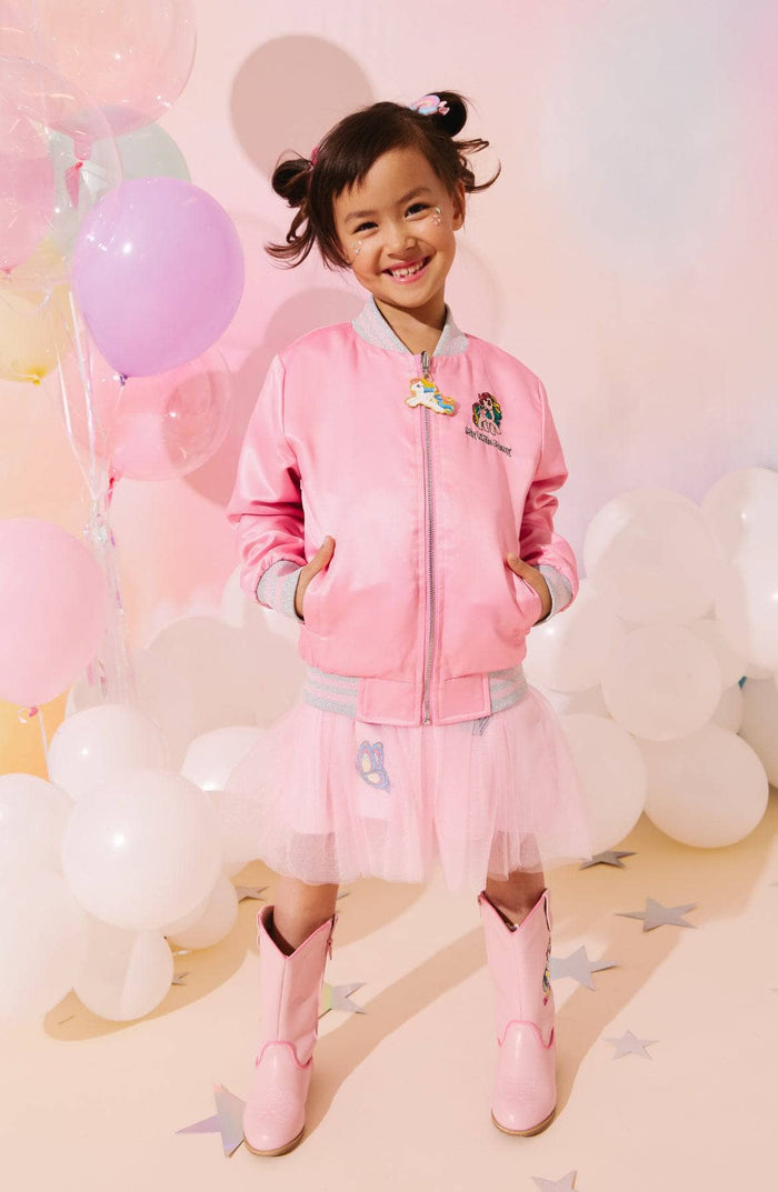 Lola + The Boys My Little Pony Satin Bomber