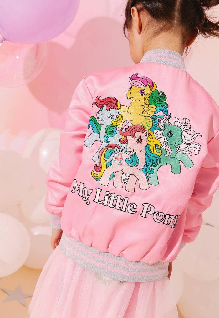 Lola + The Boys My Little Pony Satin Bomber