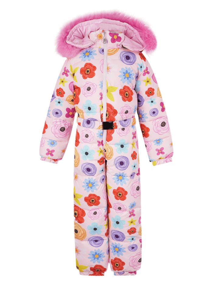 Lola + The Boys Outerwear 2 Flower Power Snowsuit