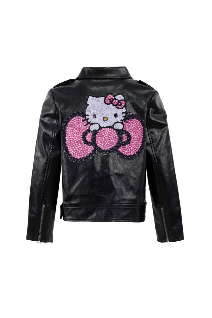 Lola + The Boys Outerwear Hello Kitty Leather Jacket