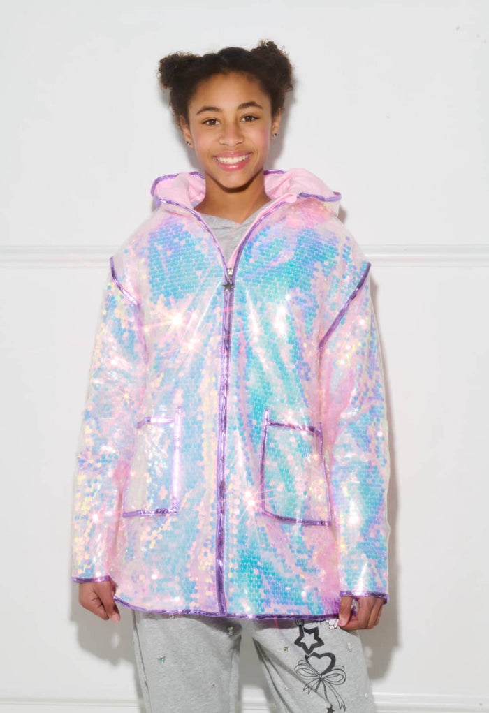 lola-archive-sale Outerwear Paillette Magic Rain Jacket – Teen/Women