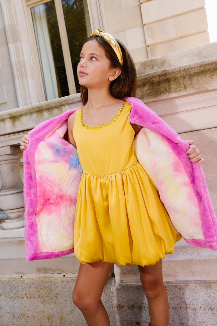 Lola + The Boys Outerwear Teddy Bows Coat