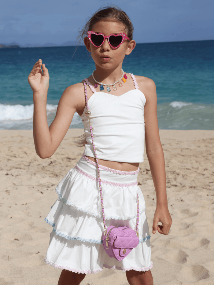 Lola + The Boys Pastel Daisy Summer Set